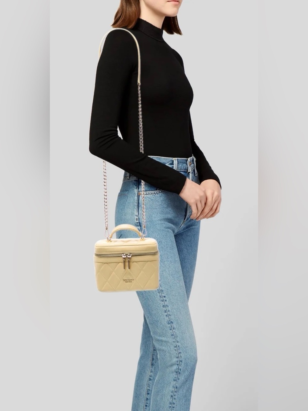 Kate Spade Carey Quilted Top-Handle Crossbody Bag